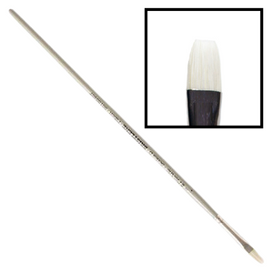 Oil & Acrylic Paint Brush - Pro Arte - Series D - BRISTLENE Synthetic Bristle – FLAT – 6