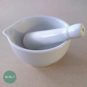 Ceramic Palette- Pestle & Mortar