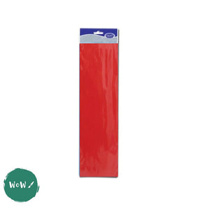 CREPE PAPER - 1.5 m x 50cm RED