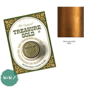 Gilding – TREASURE GOLD Wax 25gJar -	FLORENTINE GOLD