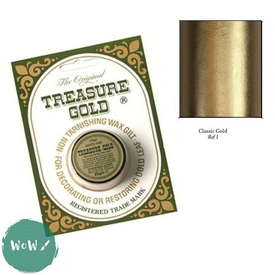 Gilding – TREASURE GOLD Wax 25gJar -	CLASSIC GOLD