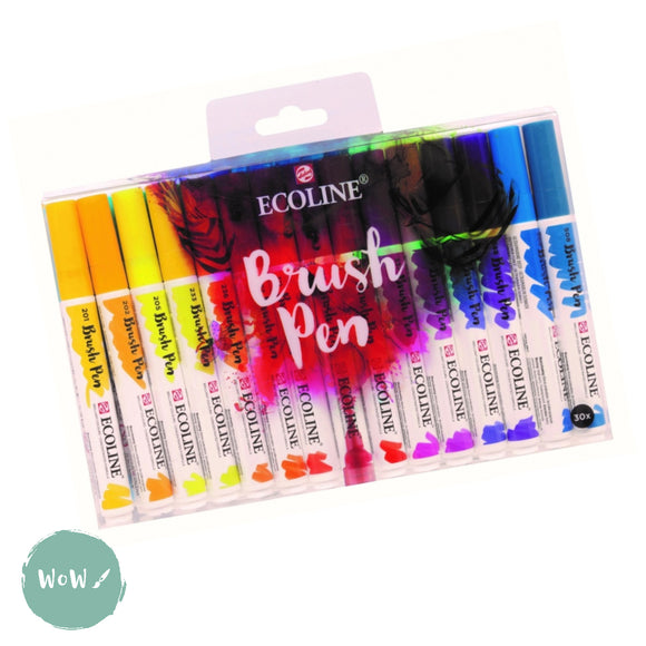 Royal Talens Ecoline Brush Pen Set of 30