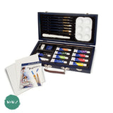 Acrylic Paint Set- ESSENTIALS Beginners - 25 Piece Wooden Box