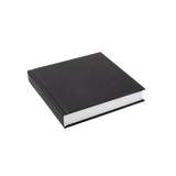 Hardback Square & Chunky Black Cloth Sketchbook - 195mm - 90 sheets 140 gsm All-Media Cartridge