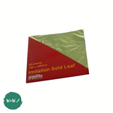 Gilding - Imitation Leaf- GOLD 140 x 140mm- 25 sheet pack