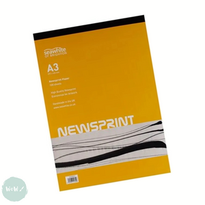 NEWSPRINT Paper Pad - 100 sheets - A3