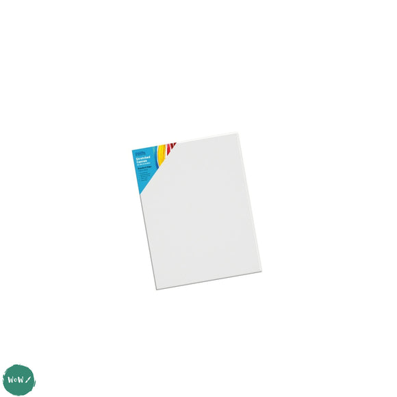 Artists Stretched Canvas - STANDARD Depth - WHITE PRIMED Cotton - SINGLE  - 350 gsm  - A3 (297 x 420 mm, 11.7 x 16.5”)