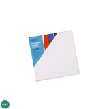 Artists Stretched Canvas - STANDARD Depth - WHITE PRIMED Cotton - SINGLE  - 350 gsm - 60 x 60cm (Approx. 24 x 24")
