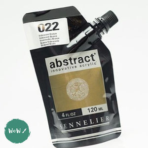 Sennelier ABSTRACT Acrylic Satin 120ml pouch - 022 - IRIDESCENT BRONZE