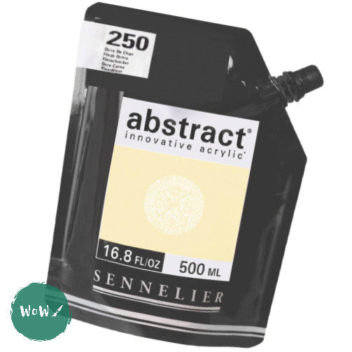 ACRYLIC PAINT - Sennelier ABSTRACT -  500ml pouch - 250 - FLESH OCHRE