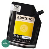 ACRYLIC PAINT - Sennelier ABSTRACT -  500ml pouch - 543 - CADMIUM YELLOW DEEP HUE