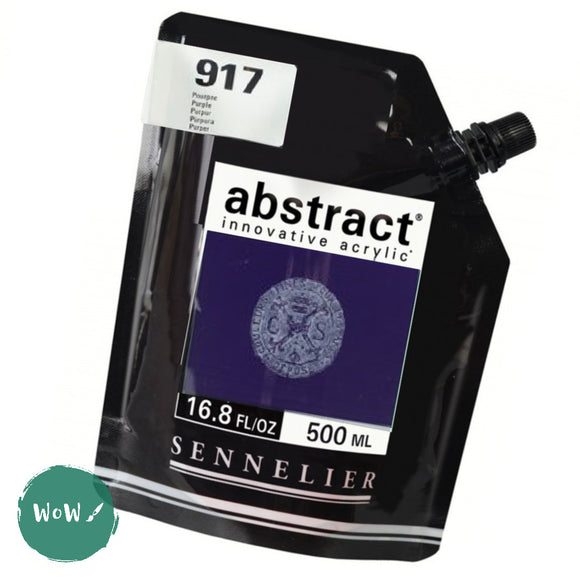 ACRYLIC PAINT - Sennelier ABSTRACT -  500ml pouch - 917 - PURPLE