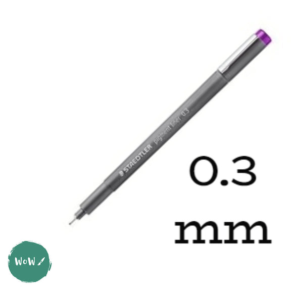 FINELINER PEN - Staedtler - 308 PIGMENT LINER -VIOLET– mm 0.3
