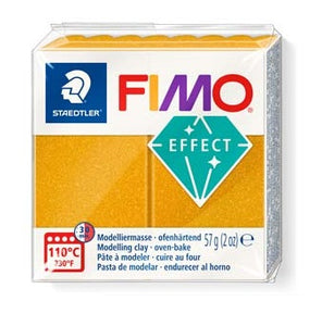 Modelling Clay- FIMO Effect, Oven-hardened POLYMER, 57g (2oz) block - 	11- Metallic Gold