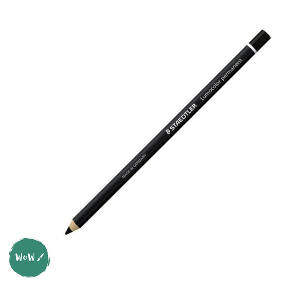 MULTI SURFACE 'Chinagraph' Pencils - STAEDTLER Lumocolor Glasochrom - Black