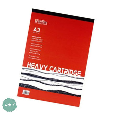 Heavyweight 220gsm All-media Cartridge pad A3, 25 sheets FSC Cartridge paper