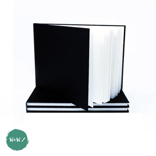 Seawhite Hardback Square Bound sketch books 140gsm All Media White Cartridge Paper, A4 Landscape