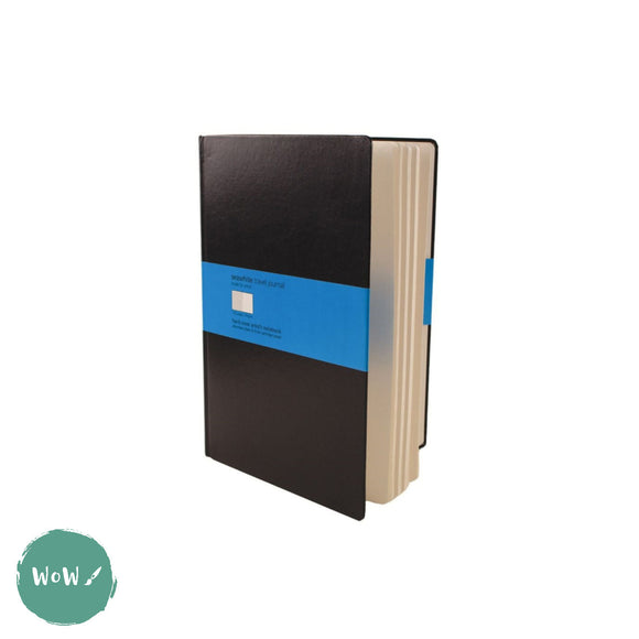 TRAVEL JOURNALS - Alternate PLAIN & LINED Paper - Seawhite - 130gsm – A4