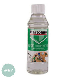 Oil Painting Solvents-Artists Pure Turpentine 250ml