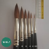 Artists Pure  Kolinsky Red Sable Brush - Round  Size 2