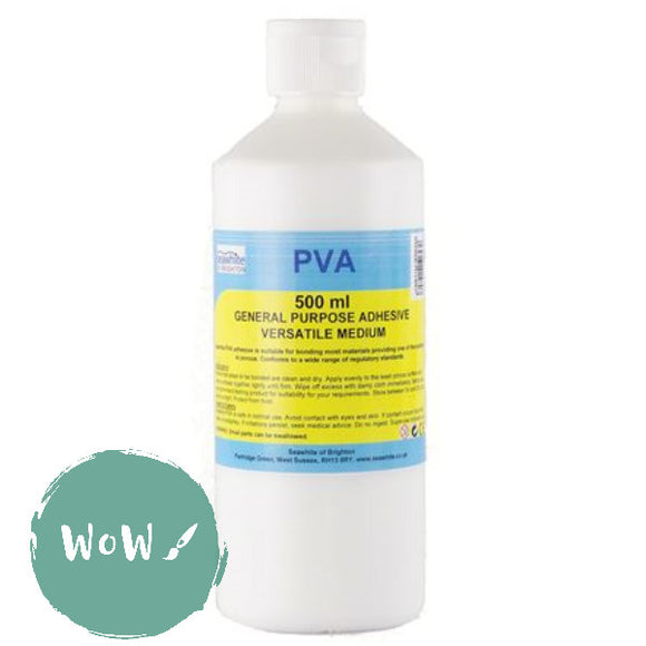 Glue - PVA General Purpose Medium & Adhesive by Seawhite- 500ml