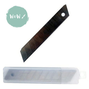 Craft Knife- snap off blades- Large (18mm wide) Pack of 10