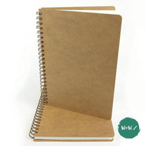 Hardback Spiral Bound Sketch book - DRAWING BOARD COVER - 160gsm White all-media paper - A3 Portrait