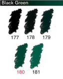 ARTISTS Soft Pastels - Sennelier - PASTEL L'ECU - SINGLE -	178	-	Black Green 178