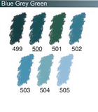 ARTISTS Soft Pastels - Sennelier - PASTEL L'ECU - SINGLE -	504	-	Blue Grey Green 504