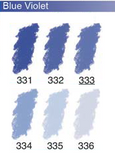 ARTISTS Soft Pastels - Sennelier - PASTEL L'ECU - SINGLE -	334	-	Blue Violet 334