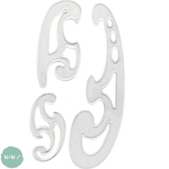 DRAWING ACCESSORY- Stencil Koh-I-Noor Set of French Curves