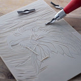 BLOCK / LINO PRINTING - CARVING BLOCK - SOFTCUT - Essdee  - 300 x 210 x 3mm (approx. 12 x 8") Pack of 2