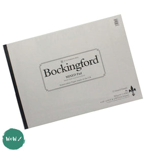 Bockingford Mixed Surface Watercolour Pad, 140lb -A3
