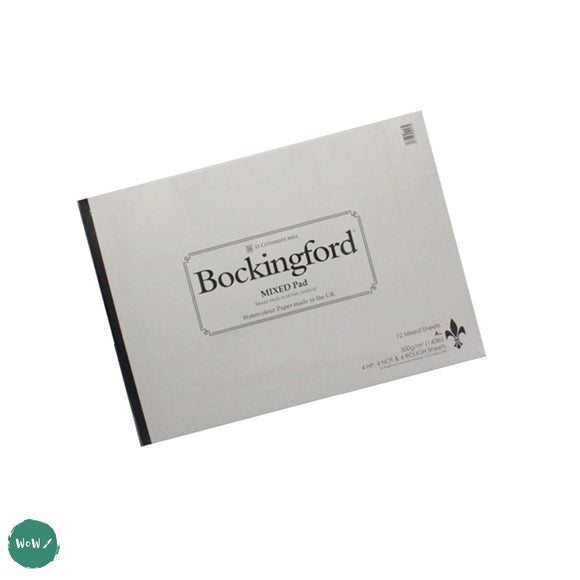 Bockingford Mixed Surface Watercolour Pad, 140lb - A4