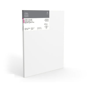 Artists Stretched Canvas - STANDARD Depth - WHITE PRIMED Cotton - SINGLE  - 280 gsm Winsor & Newton - PROFESSIONAL SMOOTH (Fine Detail) - 20 x 24" (508 X 610mm)