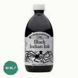 Drawing Ink- Winsor & Newton Black Indian Ink - 500ml Bottle