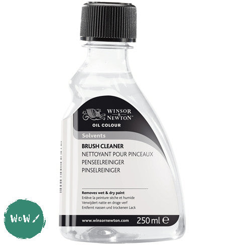 Oil Painting Solvents- Winsor & Newton - BRUSH CLEANER 250ml