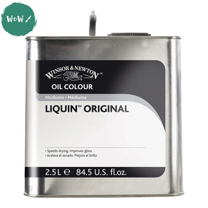 Winsor & Newton Oils- Solvents & Mediums-LIQUIN ORIGINAL 2.5 ltr