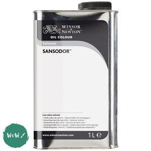 Oil Painting Solvents- Winsor & Newton - SANSODOR LOW ODOUR SOLVENT 1 Litre