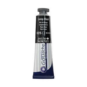 GOUACHE – Daler Rowney – AQUAFINE – 15ml Tube - 								LAMP BLACK