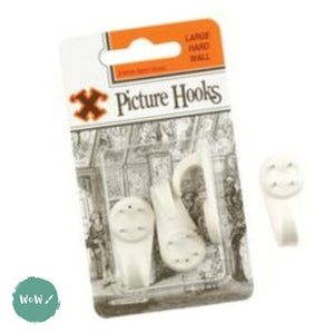 Framing Accessories - X-HOOK -  HARD WALL HOOKS LARGE