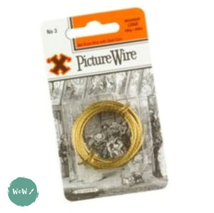 Framing Accessories - X-HOOK -  PICTURE WIRE No.3 - 3 METRES
