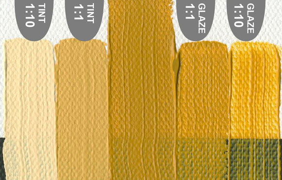 ARTISTS ACRYLIC PAINT - Golden FLUID - 30ml (1.US fl.oz)- Yellow Oxide  I