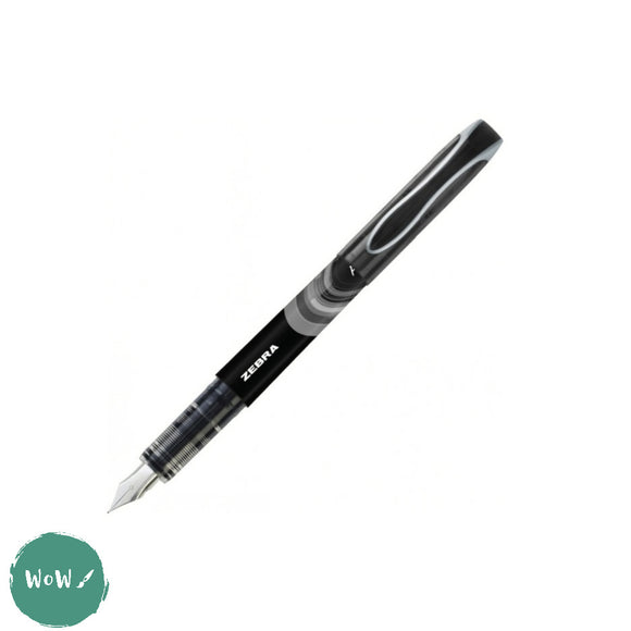 Disposable Fountain Pen - Zebra 0.6 - Black