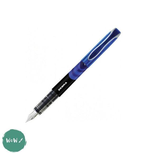 Disposable Fountain Pen - Zebra 0.6 - Blue