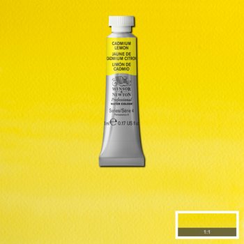 Watercolour 5ml Tube - Winsor & Newton Professional -  CADMIUM FREE Lemon