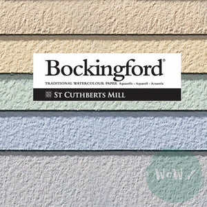 Bockingford Tinted Watercolour sheets 140lb, NOT Surface- PACK of 5 SHEETS 30 x 22" - Assorted