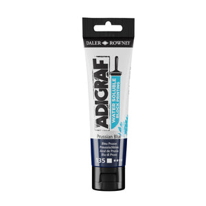 BLOCK PRINTING COLOUR - Water-soluble - Daler Rowney -  ADIGRAF - 59ml Tube - PRUSSIAN BLUE