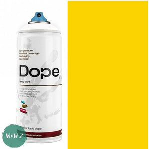 ACRYLIC PAINT - Spray Cans – 400ml -  DOPE CLASSIC D-011 SUNNY YELLOW