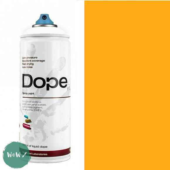 ACRYLIC PAINT - Spray Cans – 400ml -  DOPE CLASSIC D-012 MELON YELLOW